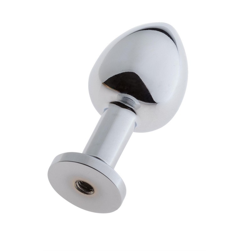 MALESATION Alu-Plug with suction cup small, chrome